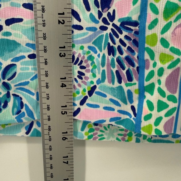 NWT Lilly Pulitzer Marigold Skort Blue Ibiza Open Water Green Pink Mini Size 2 - Picture 10 of 10